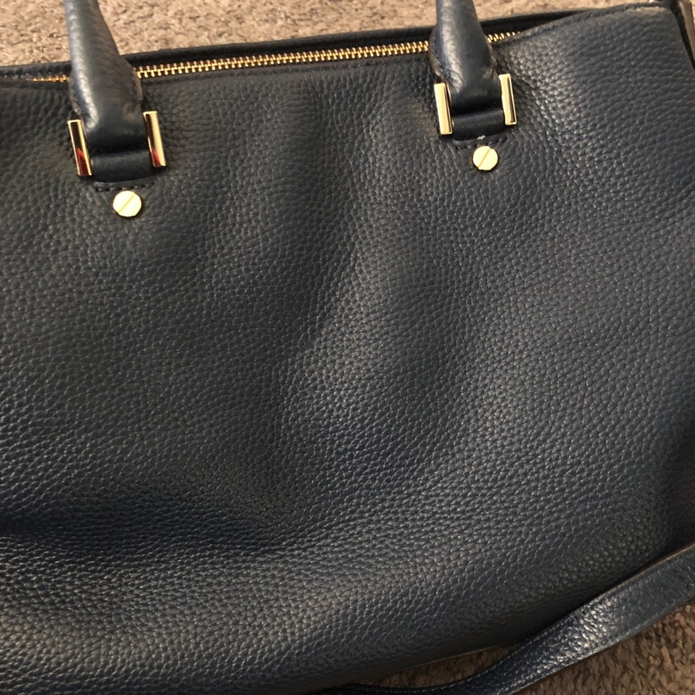 Michael Kors Navy Blue Satchel - Picture 8 of 8